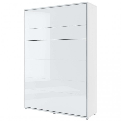Sienas gulta 140 BED CONCEPT BC-01, balts glancēts